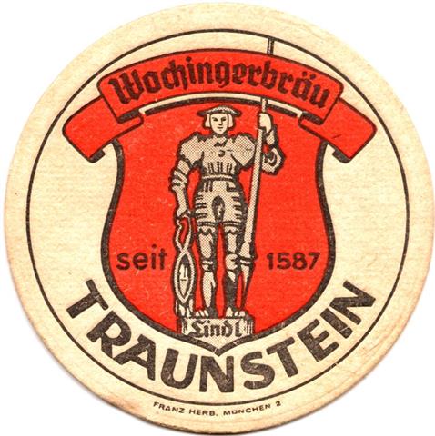 traunstein ts-by woch rund 1a (190-seit 1587 lindl-schwarzrot) 